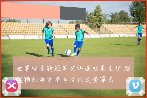 世界杯竞猜冠军奖评选结果出炉 球迷预测命中率与冷门走势曝光